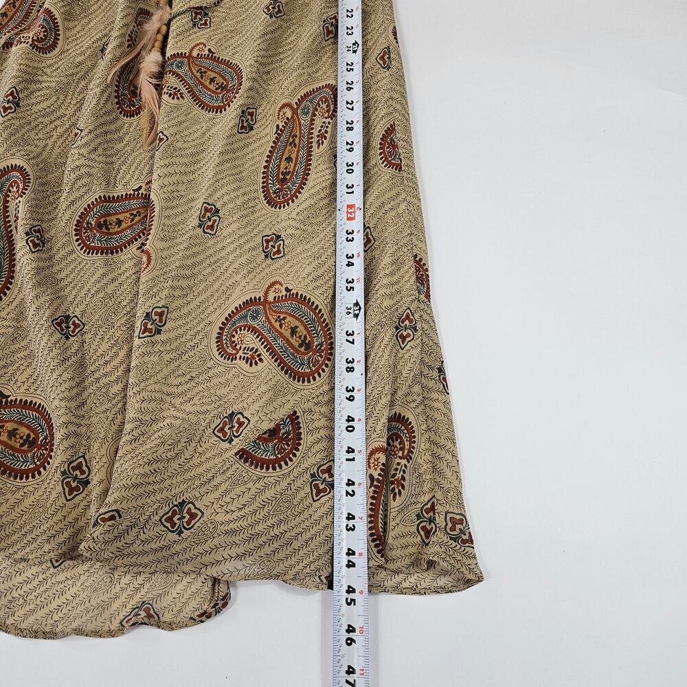 Y2k Silk Ralph Lauren Maxi Dress Halter Fairycore Boho - Size Small - Picture 8 of 8